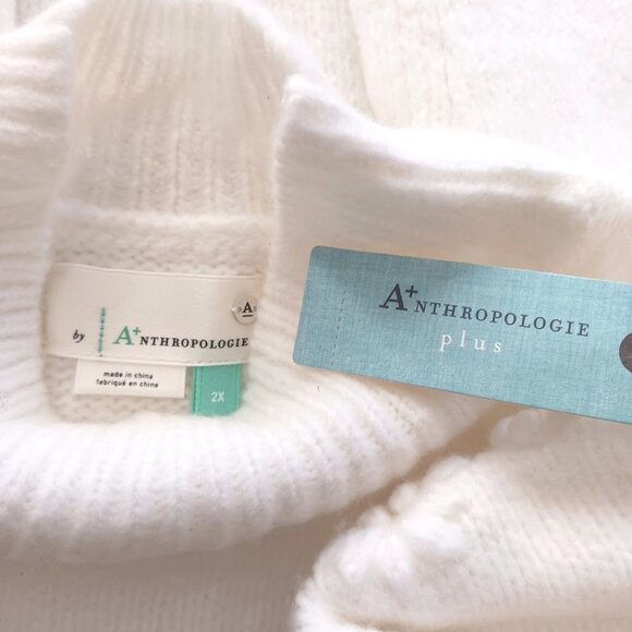 Anthropologie Floral Textured Sweater Skirt Set - Picture 12 of 15